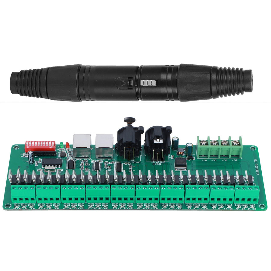 30CH DMX512 Constant Decoder LED Controller Decoder for LED Strip Light Stage Bar Supplies 5-24V
