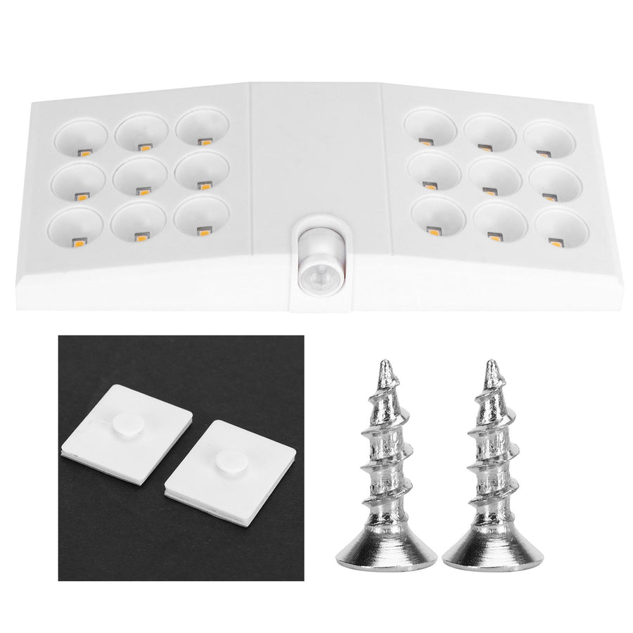 LED Motion Sensor Light USB Infrared Scanning PIR Night Lamp for Wardrobe Cabinet Warm White