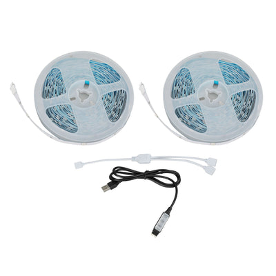 LED RGB Strip Light 5V Button Control Tape Light Color Changing USB Powered Strip Light For Bedroom20m / 65.6ft