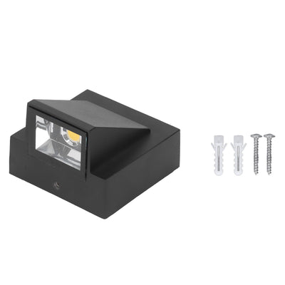 Wall Lamp IP67 Waterproof LED Decorative Light 90‑265V Outdoor Decor for Garden Patio White Light
