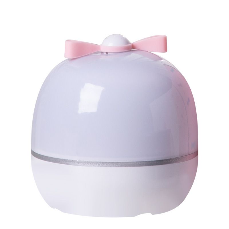 Star Projector Light Rechargeable Rotatable Cute Bow Bedroom Night Light for Children Kids Rechargeable