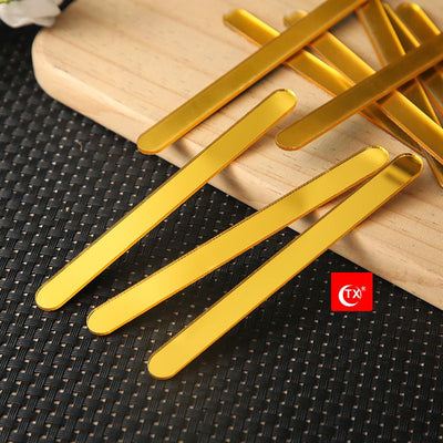 50PCS Acrylic Popsicle Sticks Reusable Cakesicle Sticks Party Favors for DIY Ice Cream Popsicle