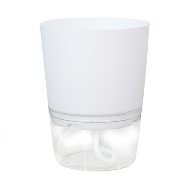 Automatic Self Watering Flower Pot Double Layer Design Water Storage Planter for Office Home Gardening