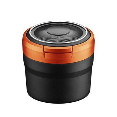 Car Ashtrays with Lid and LED Light Portable Ashtray for Car Mini Car Trash Can Waterproof for Outdoor Travel Home Use