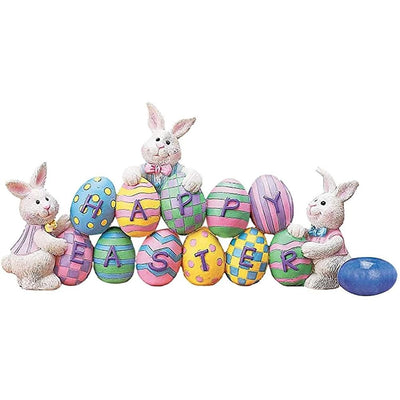 Easter Spring Bunny Decoration Tabletop Easter Decorations Cute Craft Easter Bunny Figures Farmhouse Home Decor