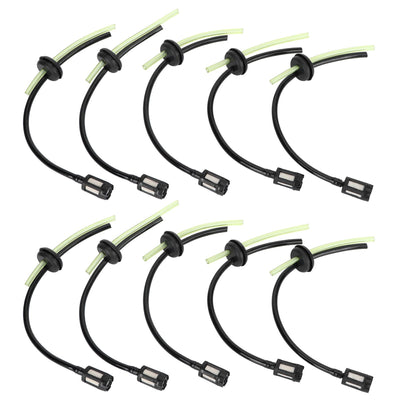 10Pcs Fuel Filter Hose Assembly Kit Replacement for GX35 Lawn Mower Brush Cutter Parts