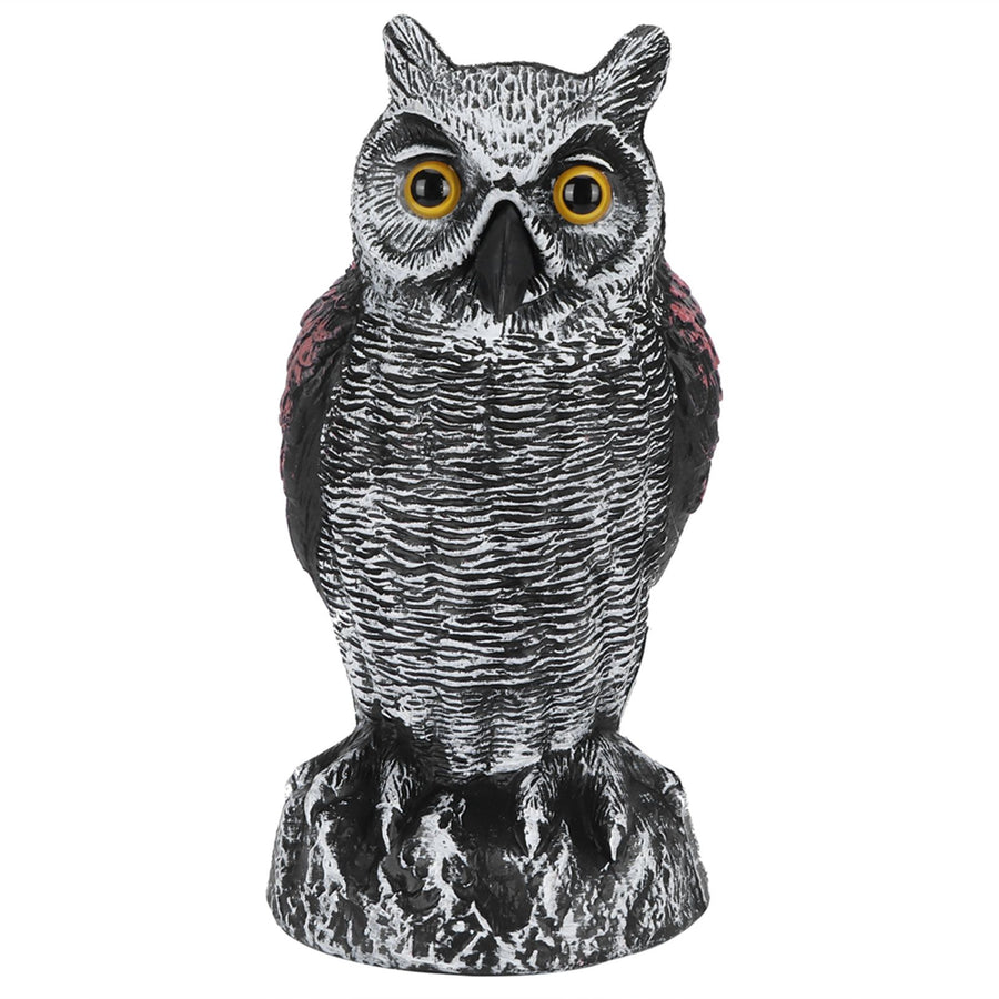 Fake Simulation Owl Statue Decoration Outdoor Garden Plastic Repeller Hunting Decoy1020‑1