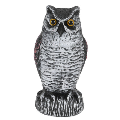 Fake Simulation Owl Statue Decoration Outdoor Garden Plastic Repeller Hunting Decoy1021‑1