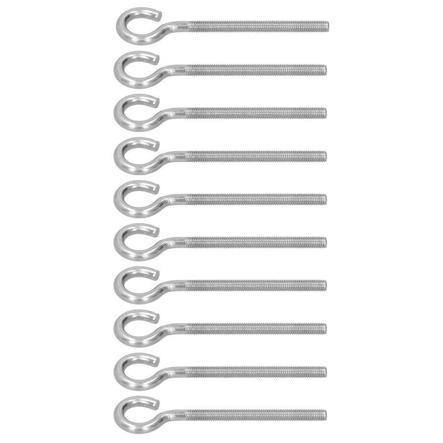 10Pcs M6 Ring Bolt 304 Stainless Steel Sunshade Net Thread Ring Screw Hook Greenhouse Supplies