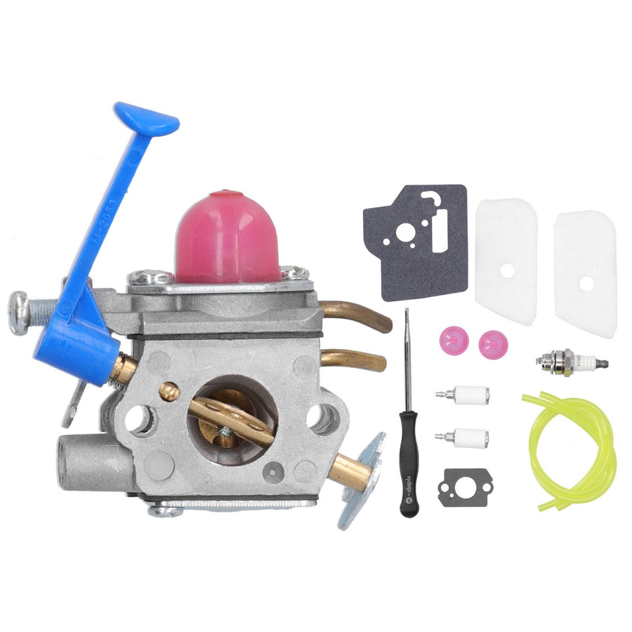 Carburetor Air Filter Fuel Line Fuel Filter Kit Assembly Fit for Poulan 124L 125L 125LD 128C
