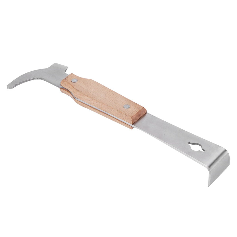 Honey Scraper Stainless Steel Beehive Honey Knife Cutter with Wood Handle Beekeeping Tool