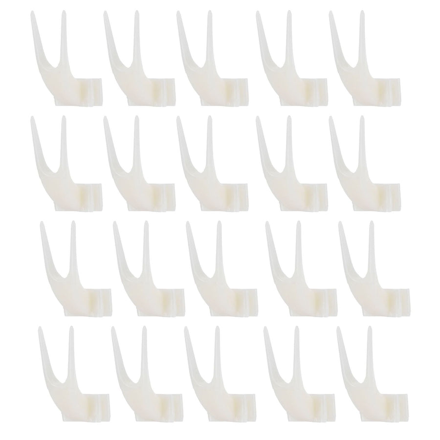 20PCS Bird Fruit Fork Plastic Birds Food Feeder Tool Pet Supplies Birdcage Accessory