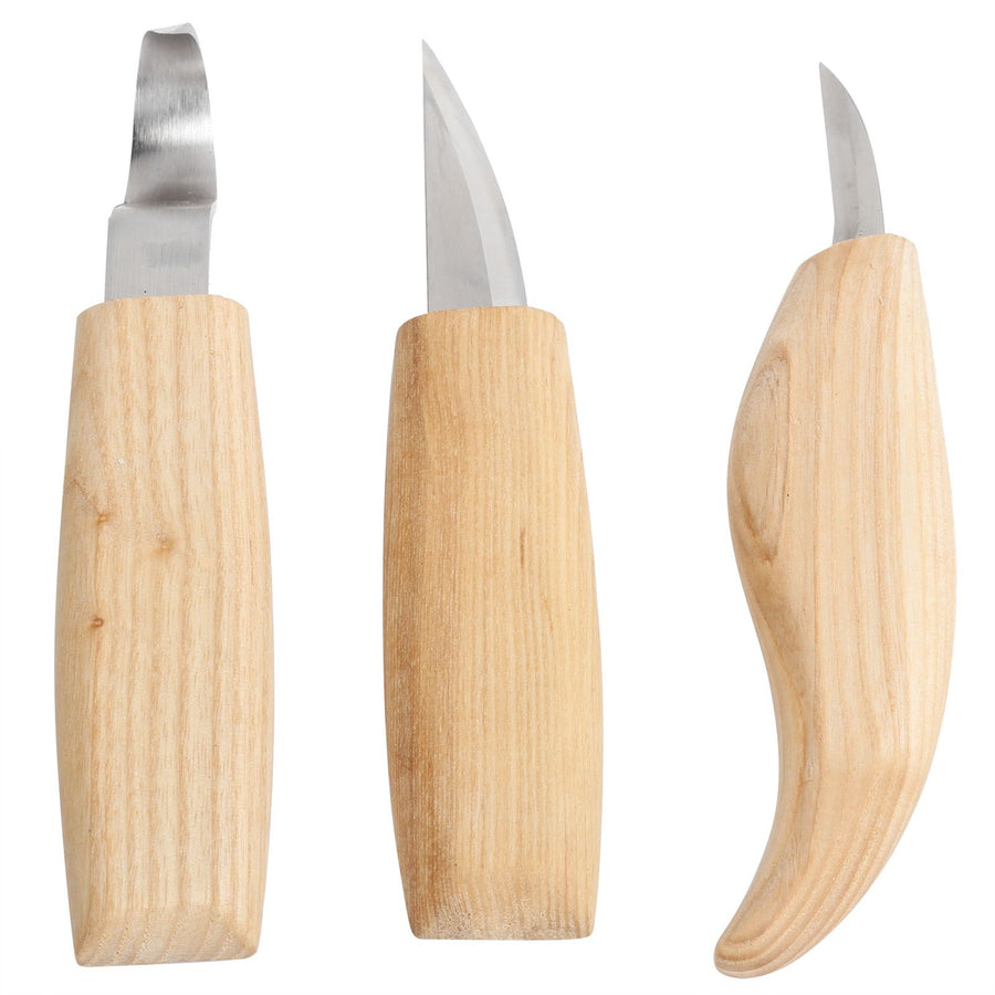 3Pcs/Set DIY Woodcarving Cutter Kit Stainless Steel Knives Woodworking Accessory