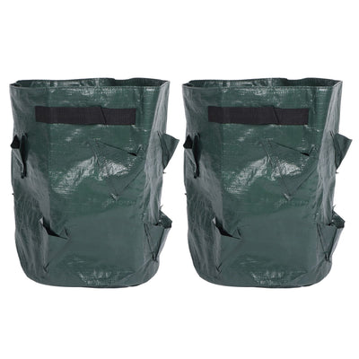2PCS 10 Gallon Strawberry Planter Growing Bags Container with 8 Pocket for Indoor Outdoor