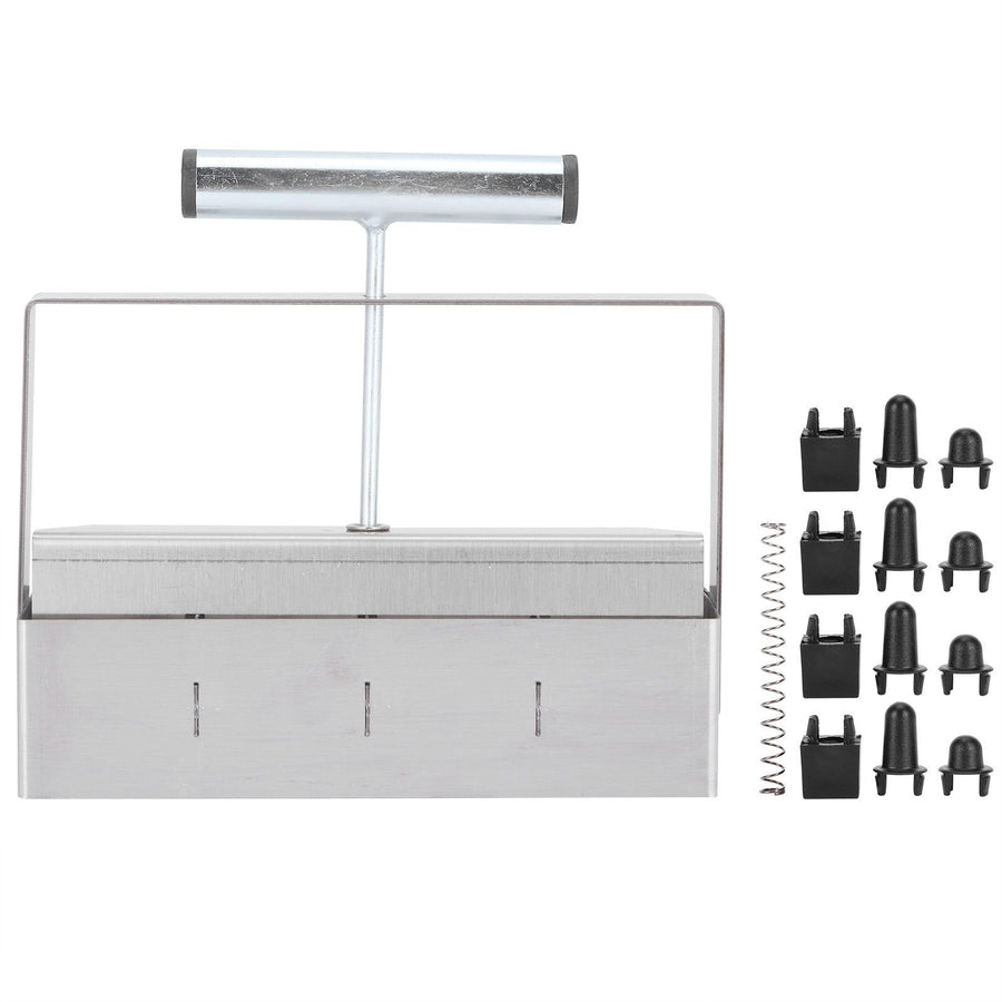 4 Grids Manual Soil Blocker Soil Blocking Tool for Seedlings Greenhouse Plant Growing Tool