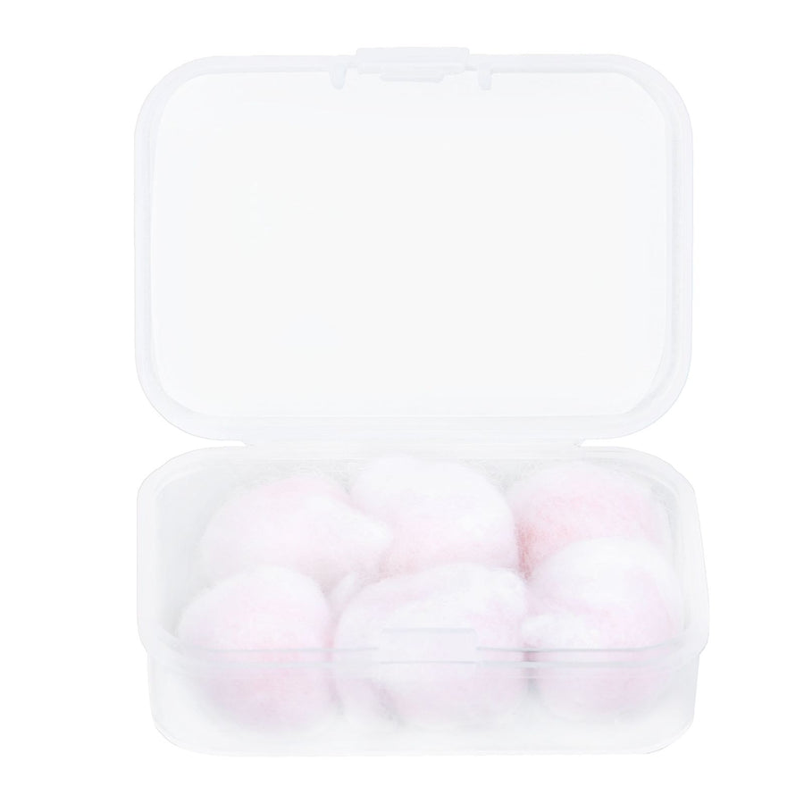 6Pcs Waterproof Earplug Reusable Noise Reduction Wax Cotton Earplugs for Swimming