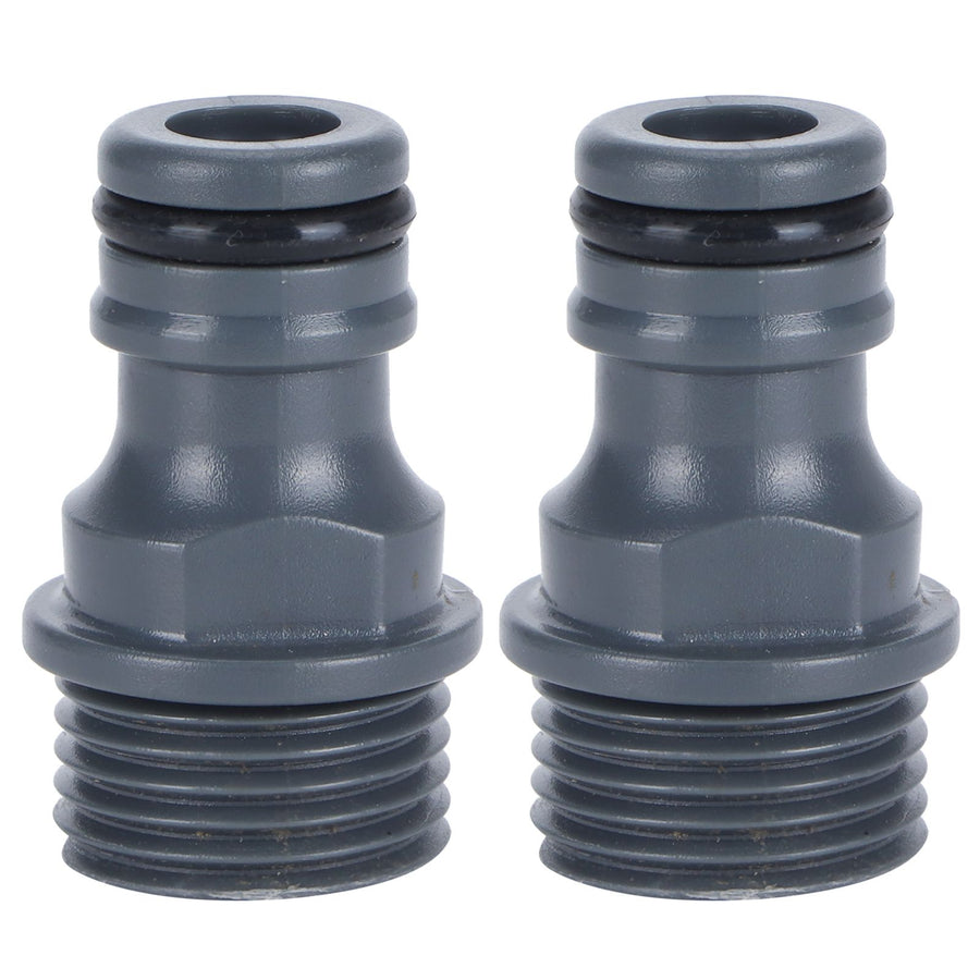 2Pcs G1/2 Male Thread Quick Connector Nipple Garden Hose Tap Nipple Adapter Irrigation Tool