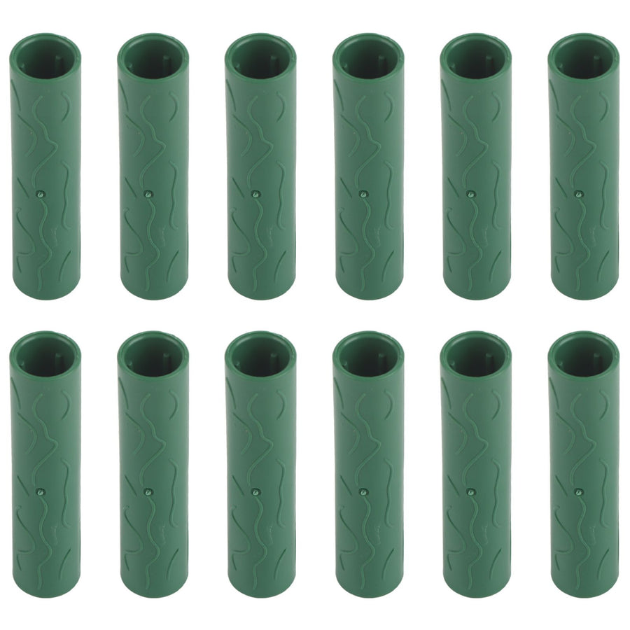 12PCS Garden Stake Connecting Pipe Vines Climbing Plant Support Stakes Connectors11mm Inner Diameter