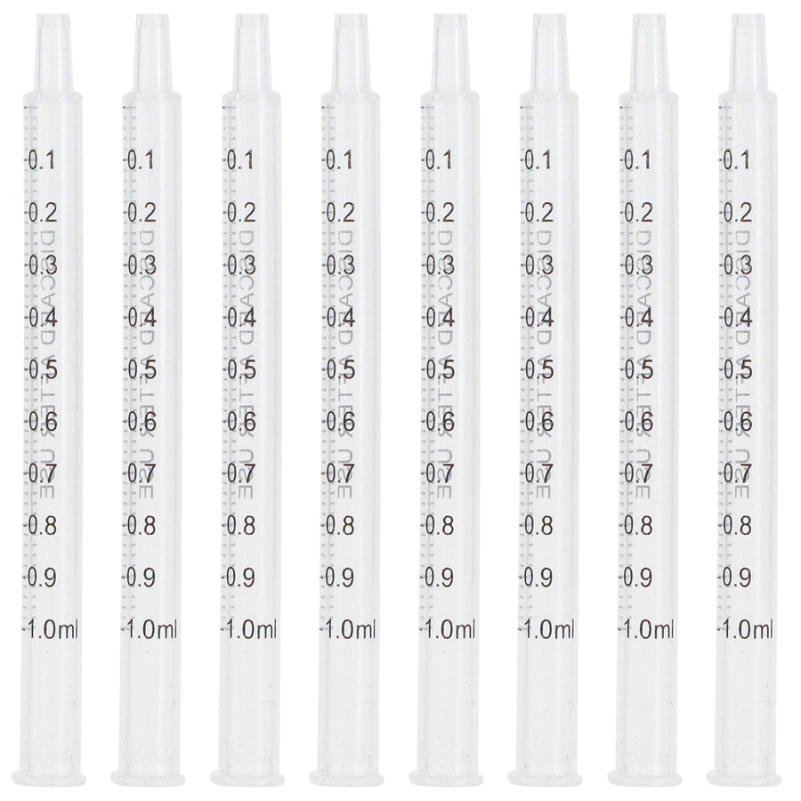 40Pcs Chicken Artificial Insemination Tool Injection Syringe Tube Poultry Farming Accessory