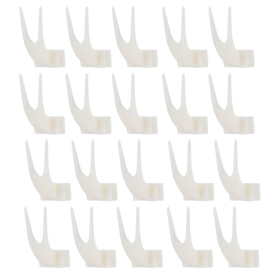 20Pcs Plastic Bird Fruit Fork Lightweight Pet Parrots Toy Bird Supplies Convenient Feeder