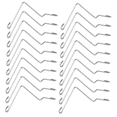 20PCS Stainless Steel Beehive Connector Bend Wire Holder Fastener for Wooden Beehive Tools