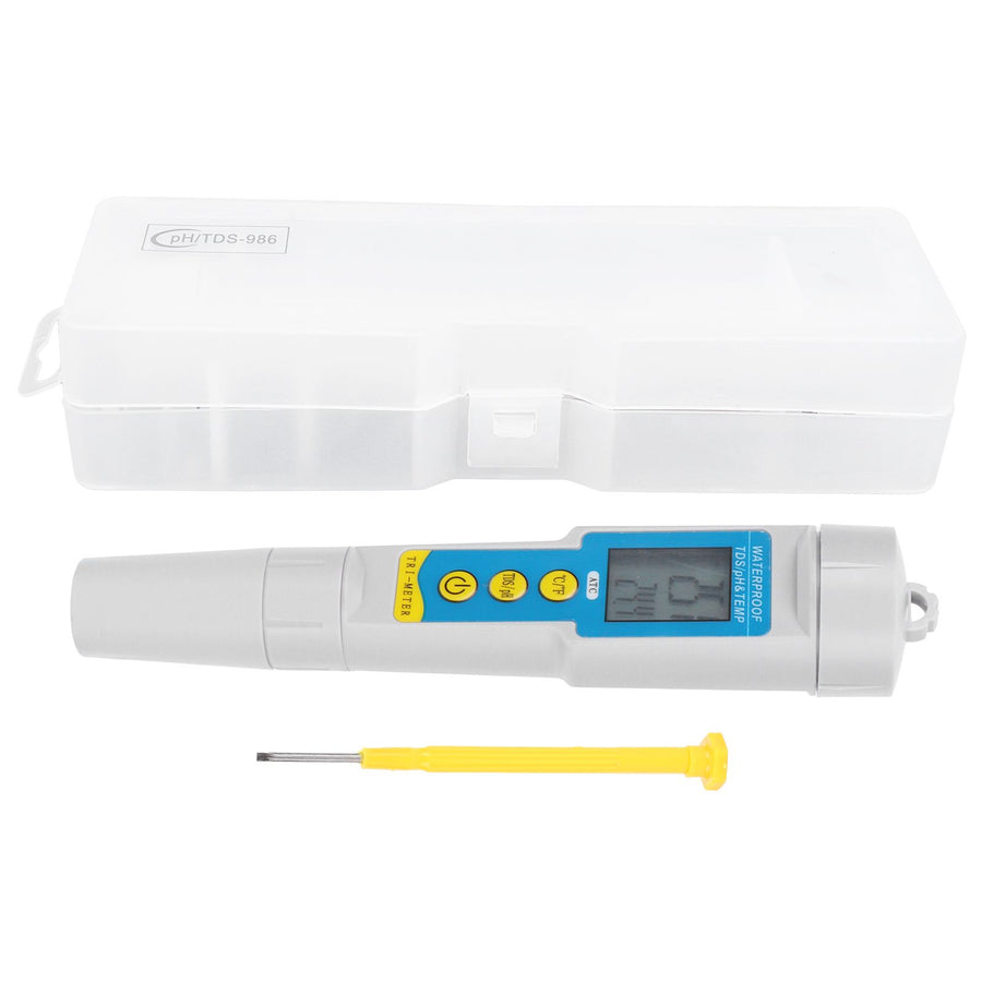 PH-986 3 in 1 Water Quality Tester PH/TDS/TEMP Test Pen Multifunctional Portable Meter