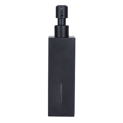 200ml Square Shower Bottle 304 Stainless Steel Shampoo Hand Soap Dispenser Black