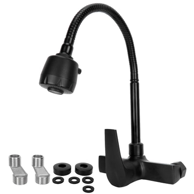 G1/2 Wall Mounted Faucet Bathtub Hot and Cold 360 Degree Rotation Water Mixer Tap