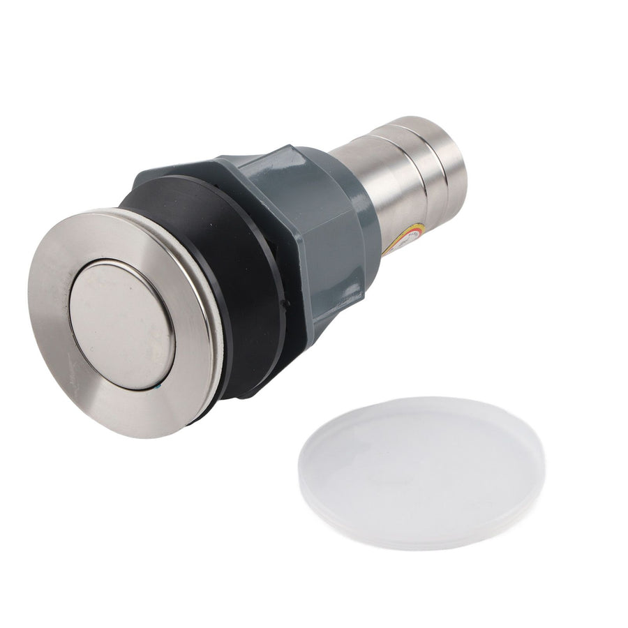 No Glue Stainless Steel Basin Drain Sink Drain Stopper NonOverflow Bathroom Hardware