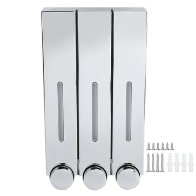 Liquid Soap Dispenser Wall Mounted Shampoo Shower Gel Container for Bathroom Kitchen