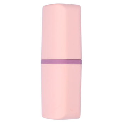Portable Toothbrush Holder Toothbrush Storage Box Toothpaste Box for Indoor Outdoor Camping TravelPink