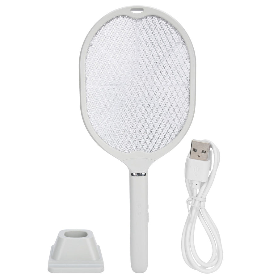 Electric Mosquito Swatter USB Charging 2 in 1 Mosquito Killer Lamp Racket for Home Use