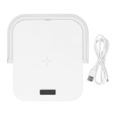 5V Desktop Night Light Multifunction Wireless Quick Charger Phone Stand Holder White