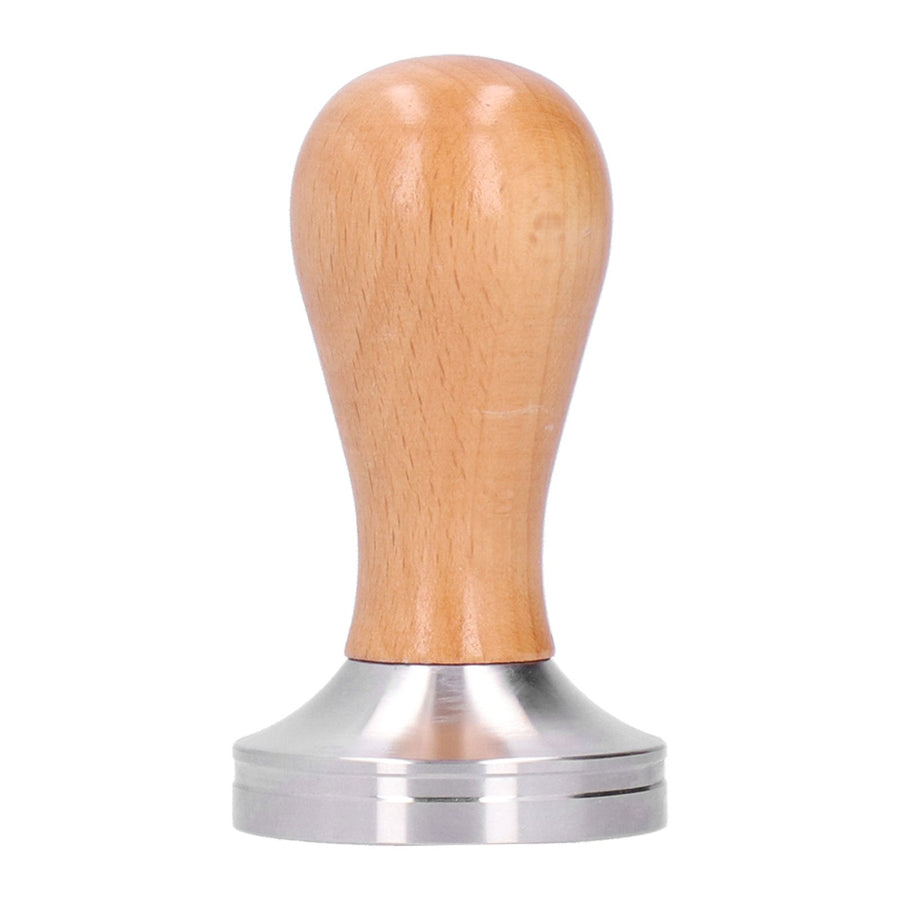 51mm Coffee Tamper Stainless Steel Coffee Powder Press Hammer with Wood Handle Tool
