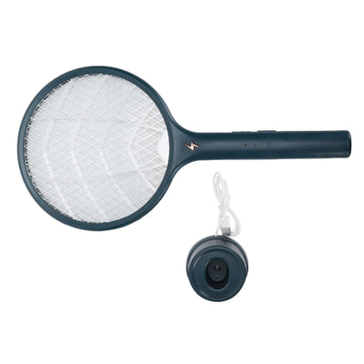 2 in 1 Mosquito Killer Lamp Electric Fly Swatter Mosquito Racket USB Charging for HomeCharge Base