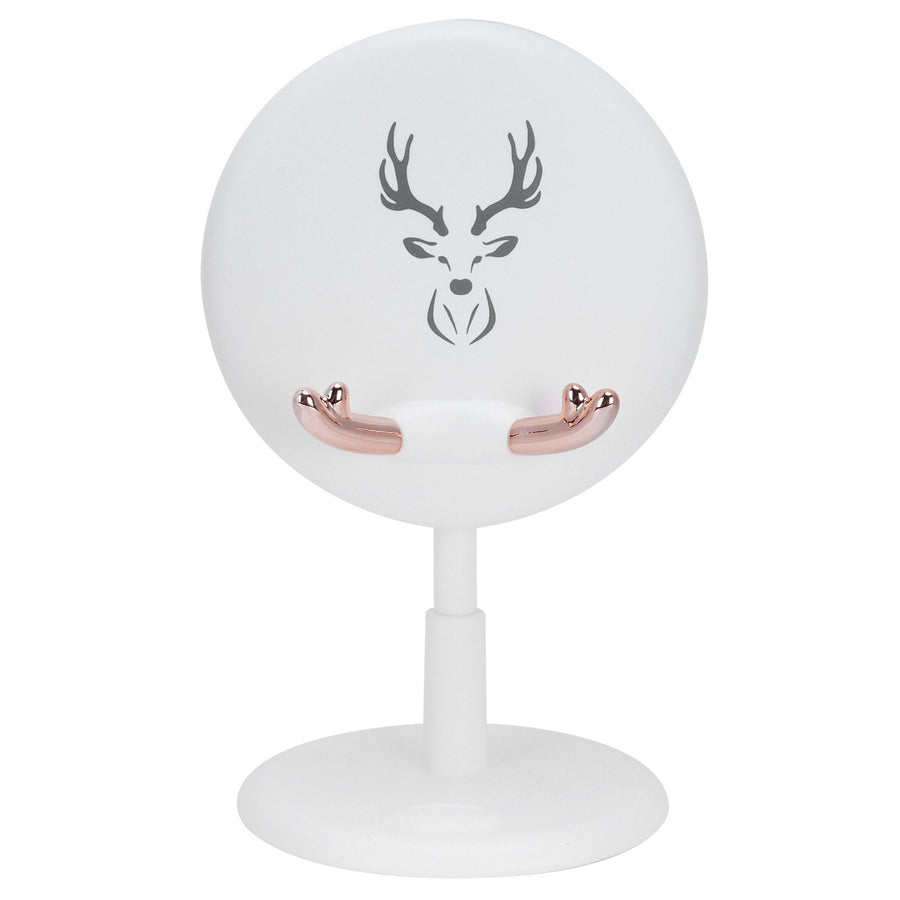 Cute Mobile Phone Holder Folding Mobile Phone Desktop Bracket for Live BroadcastWhite