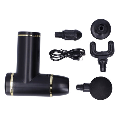 Home Mini Massager Equipment Body Muscle Stimulator with 8 Speed for Muscle FitnessBlack