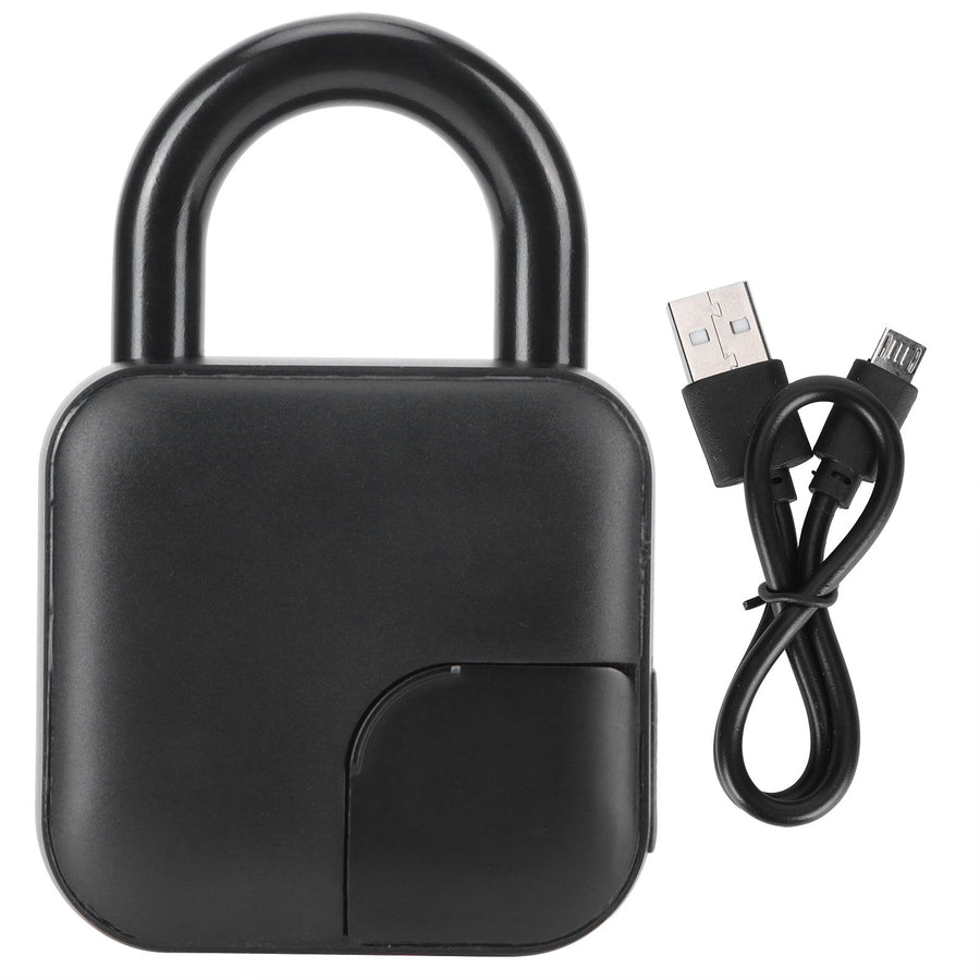Fingerprint Lock AntiTheft Intelligent APP Bluetooth Padlock for Warehouse Dormitory Bicycle