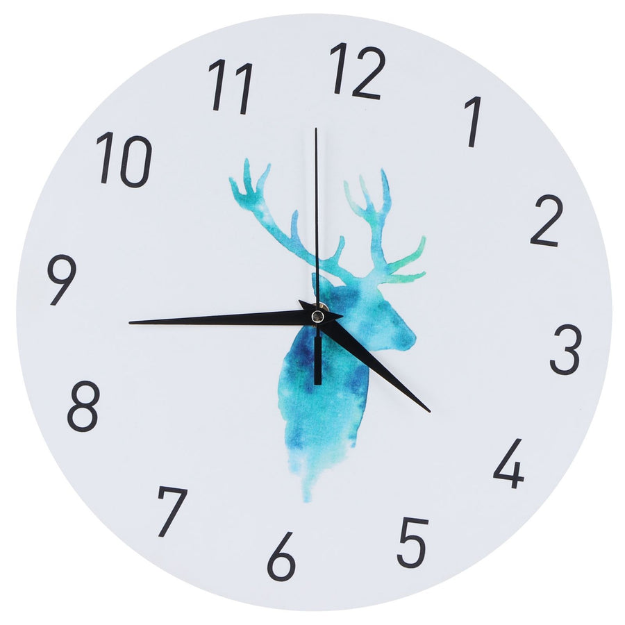 29CM Retro European Style Wall Clock Silent Non Ticking Clock for Living Room Bedroom Decor