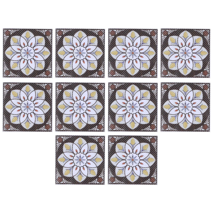 20PCS Self Adhesive Tile Diagonal Sticker Waterproof Tile Floor Wall Stickers Floor Decals