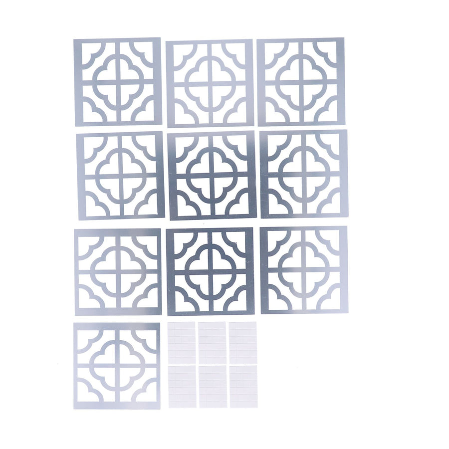 Wall Sticker DIY Mirror 3‑Dimensional Wall Decal Bedroom Sitting Room Background Decor