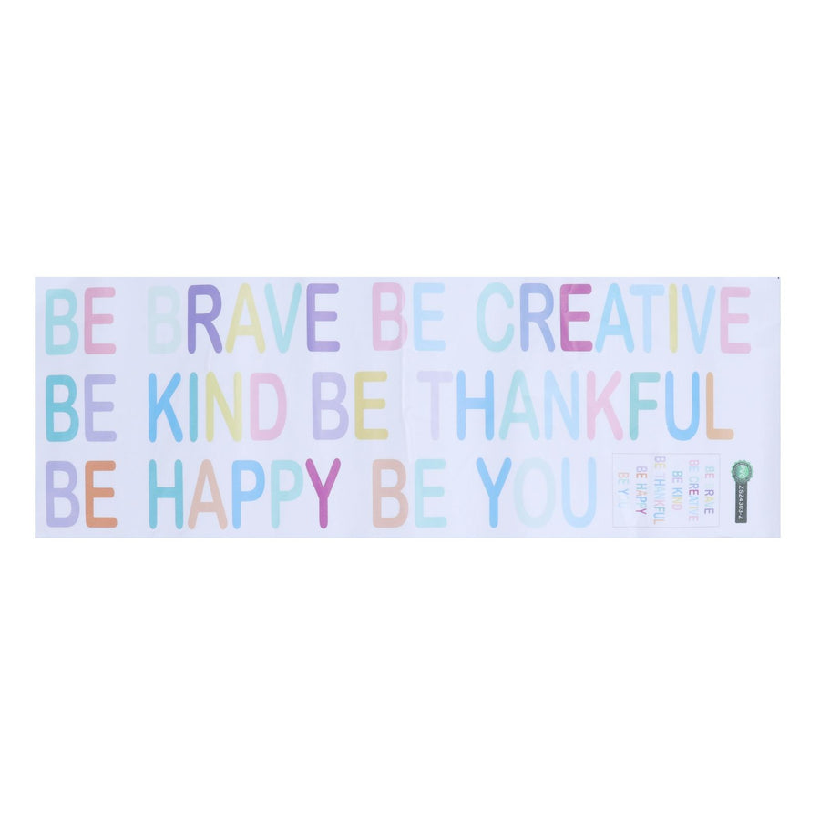 Wall Sticker Colorful English Alphabet Decal Bedroom Living Room Background Decoration