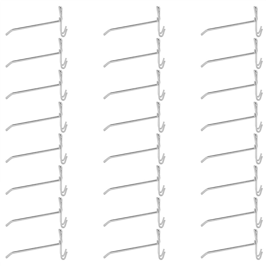 30pcs Supermarket Hook Iron Grid Shelf Hook Jewelry Display Shelf Hook 3.5mm Thickness15cm / 5.9in Long