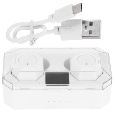 Binaural Bluetooth Headphones Portable Bluetooth Headset Earphones for Driving UseWhite