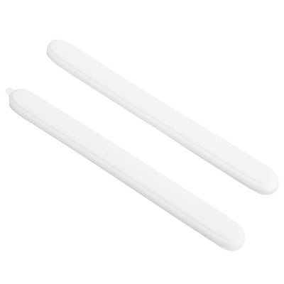 2Pcs Car Door Edge Guard Anti Collision Buffer Trim Cover Protector Accessory White
