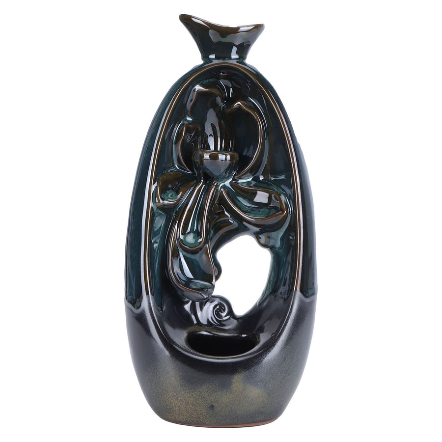 Incense Burner Ceramic Backflow Incense Holder for Teahouse Home Office Decoration