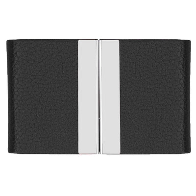 Large Capacity Business Card Holder Pocket Name Card Box Case for Men Double OpenBlack 400#