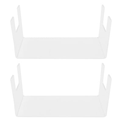 2Pcs Acrylic Display Rack Transparent Toys Dolls Jewelry Stand Shelf for Bedroom