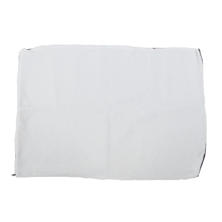 Pet Heating Pad Non Slip Detachable Insulation Warm Blanket for Pet House Dog Kennel(White 90x64cm)