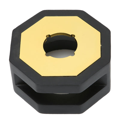 Retro Style Wax Seal Stove Warmer Octangular Melting Sticks Furnace Tool for Making WaxBlack